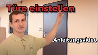 Adjusting the door - simply explained | ImmoTrainer caretaker Wetzikon