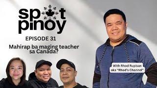 Mahirap ba maging teacher sa Canada | Rhod’s Channel