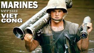 US Marines Against the Viet Cong | US Marines on Patrol in Vietnam | USMC Documentary