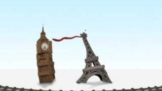 Big Ben vs. Eiffel Tower ~ Eurostar ~ France &  England Train Travel Video