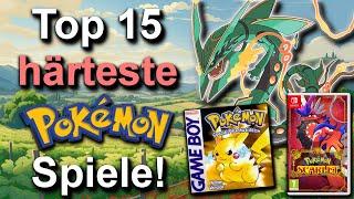 Top 15 SCHWERSTE Pokemon Spiele ALLER ZEITEN! | Creepfan Ranking