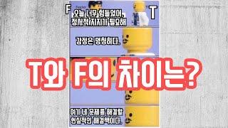 MBTI 해외 밈, 짤 번역 | T와 F의 차이는? | T: 감정은 멍청하다, F: 안아줘요