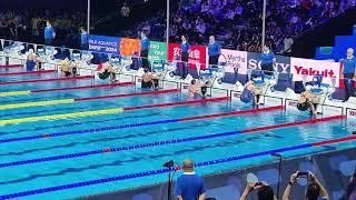 World Aquatics Swimming Championships 25m 2024 - Women 50m Backstroke - Semifinal- Katharine Berkoff