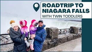 ROAD TRIP TO NIAGRA FALLS WITH TWIN TODDLERS | SUMMER WINTER MOM | FAMILY TRAVEL VLOG