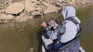 Kayak Fishing FOR MONSTERS!!! (Overnight Catch and Cook)