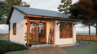 (460 sqft) Small House Design 6 x 7 m ( 20 x 23 Ft )