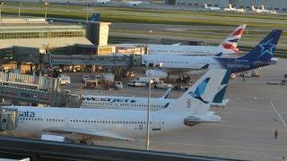 Terminal 3 Operations - View from Sheraton Hotel in Toronto (YYZ) Part 3