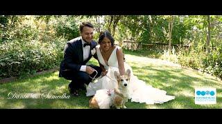 Sumedha & Dante's Mountain Top Wedding in Julian California With Their Pet Corgi Peach