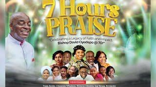 TEMITOPE BUKOLA DAVID AT 7 HOURS OF PRAISE TO CELEBRATE BISHOP DAVID OYEDEPO @70