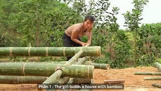 Building a Bamboo House in Harmony with Nature #Survival #Camping #bushcraft