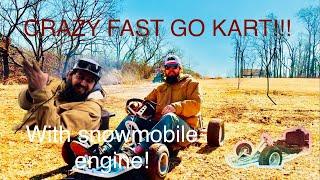 GO KART BUILD COMPLETE! CRAZY FAST!!!