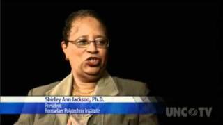 NC NOW | Newsmaker:  Shirley Ann Jackson | UNC-TV