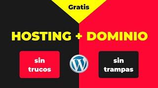 Hosting y Dominio GRATIS para WordPress SIN publicidad Calidad 1 Año