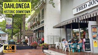 4K Walking tour in Historic Downtown DAHLONEGA, Georgia