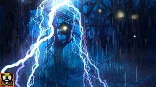 Downpour Rain & Thunderstorm Sounds with Strong Thunder Rumble and Lightning Strikes for Deep Sleep