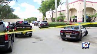 Police investigate shooting at business center in Miramar