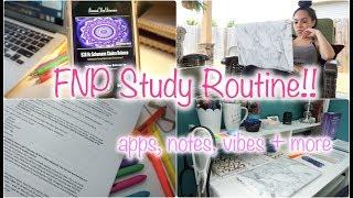 MY IN-DEPTH, REALISTIC STUDY ROUTINE! ︎ FNP GRAD STUDENT