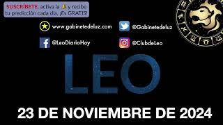 Horóscopo Diario - Leo - 23 de Noviembre de 2024.