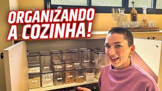 ORGANIZANDO NOSSA COZINHA NOVA!