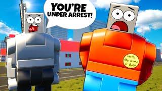 We Became TERRIBLE Police Bounty Hunters in Lego City in Brick Rigs RP!