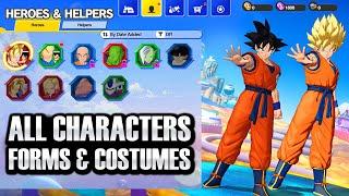 Dragon Ball: Project Multi - All Characters, Transformations, Costumes & Ultimate Attacks Gameplay