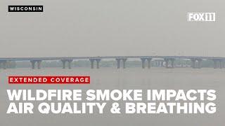 How Canadian wildfire smoke creates poor air quality, breathing problems across Wisconsin