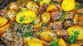 Delicious Steak And Potatoes | Crockpot Steak & Potatoes | Easy High Protein Meal  #cooking