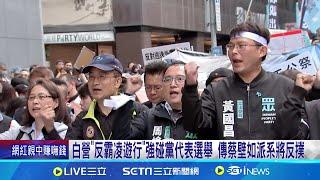 黨代表選舉登場! 傳蔡壁如掌關鍵席次"重返黨中央" 白營"反霸凌遊行"強碰黨代表選舉 傳蔡壁如派系將反撲 │記者 廖品鈞 林柏翰│新聞一把抓20241207│三立新聞台