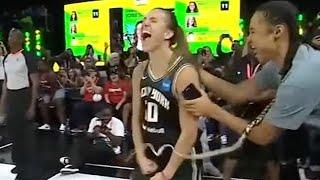 Sabrina Ionescu Sets WNBA & NBA 3PT Contest Record, Wins 3PT Contest