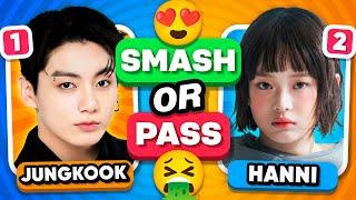 SMASH or PASS  (KPOP EDITION) 80 Kpop Idols | K-POP GAME