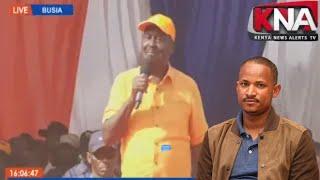 "SIJAONA BABU OWINO HAPA!' RAILA SHOCKED AS BABU OWINO MISSES ODM'S 20 YEARS CELEBRATION IN BUSIA