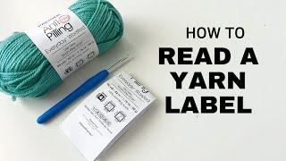 How to Read a Yarn Label