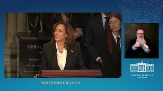 Vice President Harris Delivers a Eulogy at the Lying in State Ceremony for Former President Carter