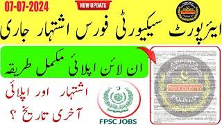 asf new job apply start 2024 | asf new jobs fpsc 2024 | asf inspector new job 2024 | FPSC Job In ASF