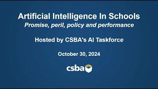 Artificial Intelligence in Schools: Promise, peril, policy and performance