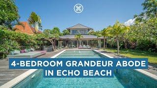 4-Bedroom Grandeur Abode – 3 Minutes Away from Echo Beach, Bali!