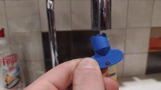 Aerator change on Ideal Standard - Vidima kitchen mixer single lever. Kitchen tap repair.