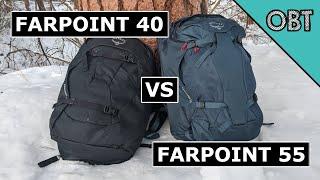 Osprey Farpoint 40 vs 55 Comparison (2022 Versions + Daypacks!)