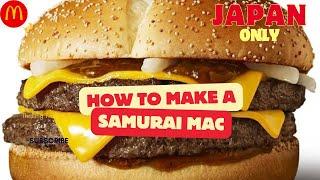 How to make a Samurai Mac-Roasted Soy Sauce Samurai Mac-McDonald’s Japan マックサムライバーガーの作り方