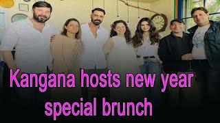 Kangana hosts new year special brunch for team Dhaakad