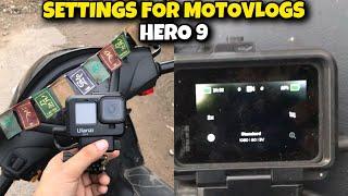 Motovlog Settings of Gopro Hero 9 