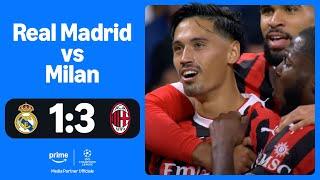 Real Madrid-Milan 1-3 Gol & Highlights | Champions League