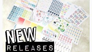 Planner Stickers NEW RELEASES! //  KarolinasKrafts