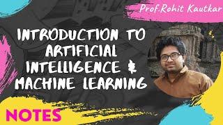 Artificial intelligence and Machine learning-Rohit Kautkar