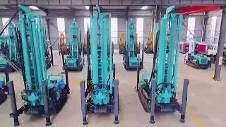 Low-price and best-selling DTH crawler water well drilling rigs supplied by Chinese manufacturer.