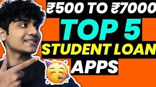 Top 5 New Student Loan App |Loan App For Students|Without Any Income Proof#loanapp