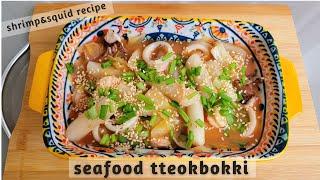 Shrimp and Squid Recipe: Seafood Tteokbokki