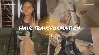 Hair Transformation Vlog | Coloring Hair| Getting Haircut ‍️