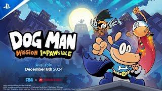 Dog Man: Mission Impawsible - Release Date Trailer | PS5 & PS4 Games