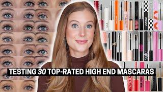 I Tried 30 Top Rated High End Mascara So You Don't Have To... The Ultimate Mascara Showdown!